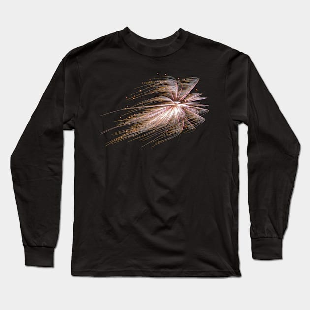 Windswept Fireworks Long Sleeve T-Shirt by likbatonboot